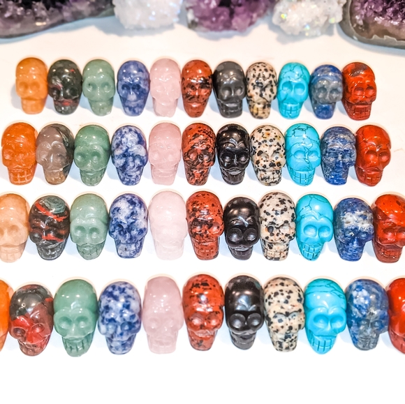 Crystal Gemstone Skulls | You Pick - Picture 14 of 16